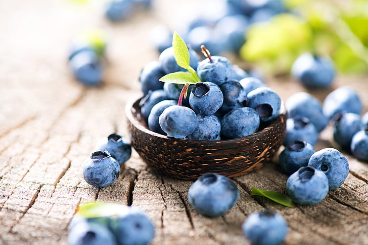 banyak blueberry, beri, blueberry, segar, blueberry, Wallpaper HD