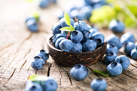 banyak blueberry, beri, blueberry, segar, blueberry, Wallpaper HD HD wallpaper