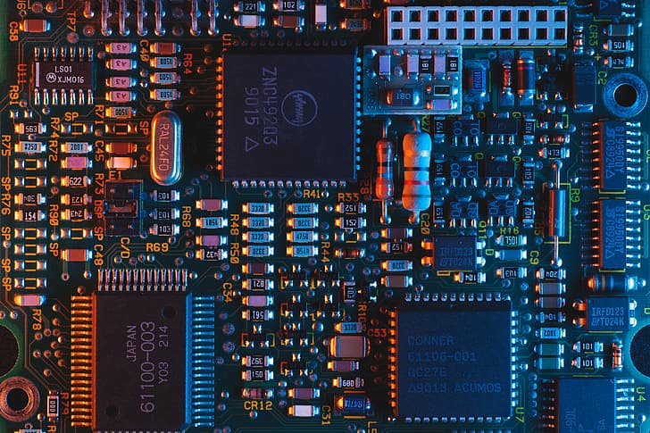 placas de circuito, microchip, PCB, tecnologia, Hardware, resistor, HD papel de parede