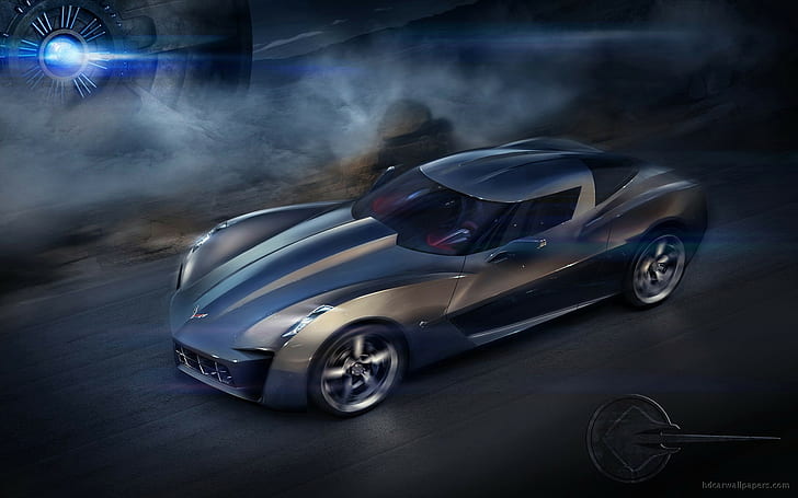 Chevrolet Corvette Stingray Concept, концепт, шевроле, корвет, скат, HD обои