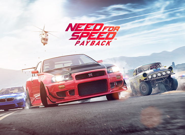 Need For Speed ​​Payback digital tapet, spel, Electronic Arts, Need For Speed ​​Payback, HD tapet