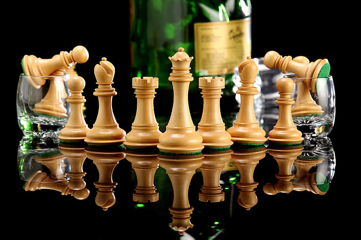 доска, шахматы, классика, игра, стратегия, HD обои