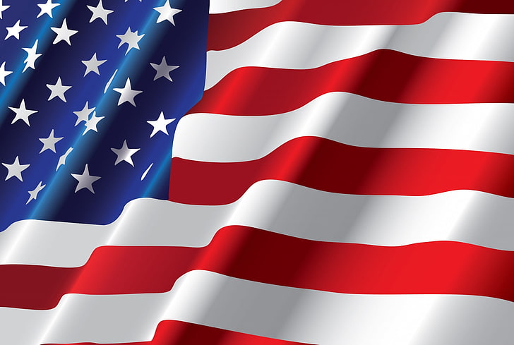 drapeau américain haute résolution, Fond d'écran HD