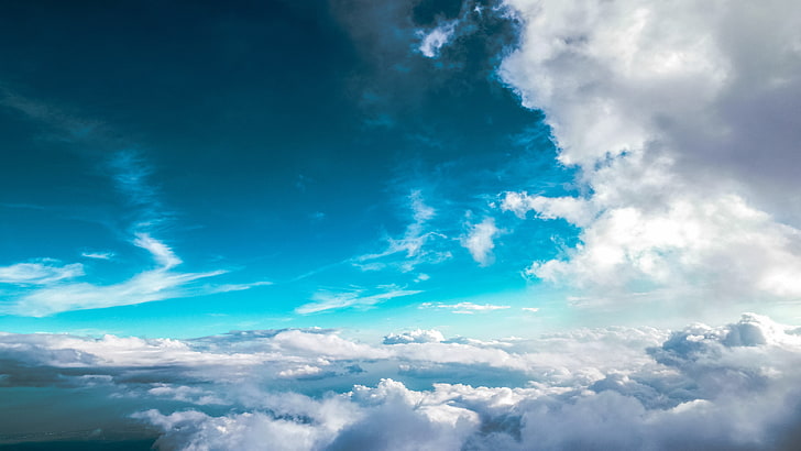 sky, cloud, daytime, atmosphere, cumulus, atmosphere of earth, horizon, HD wallpaper