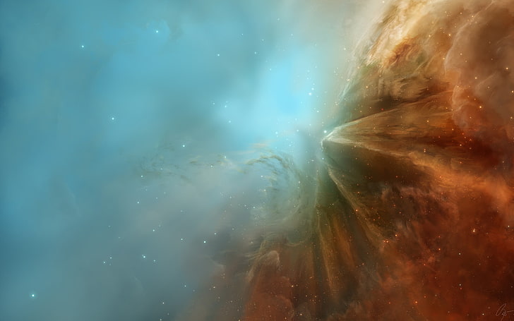อวกาศเนบิวลาศิลปะอวกาศ JoeyJazz, วอลล์เปเปอร์ HD