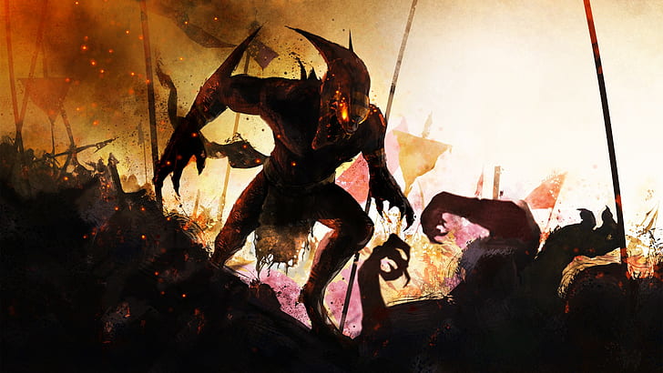 Shadow of the Beast, videojuegos, arte de fantasía, Fondo de pantalla HD