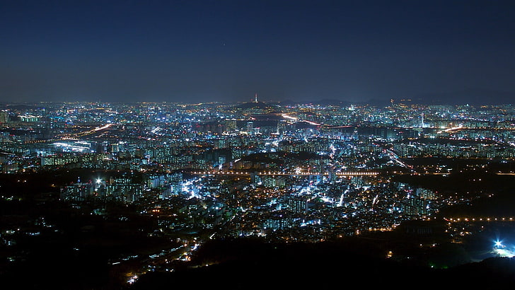 городские здания, город, городской пейзаж, Сеул, HD обои