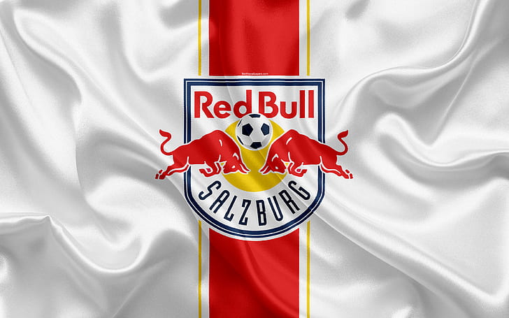 Fútbol, ​​FC Red Bull Salzburg, emblema, logotipo, Fondo de pantalla HD