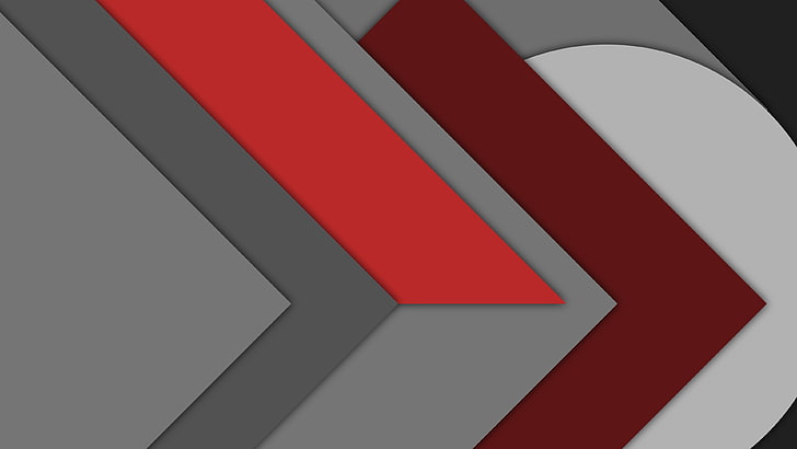 graue und rote Tapete, Weiß, Rot, Abstraktion, Grau, Geometrie, Design, Burgunder, Material, HD-Hintergrundbild