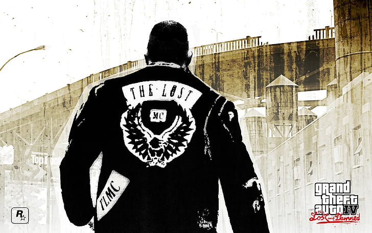 The lost, Gang, Gta 4 lost and damned, Gta 4, Biker, Lost and damned, HD wallpaper