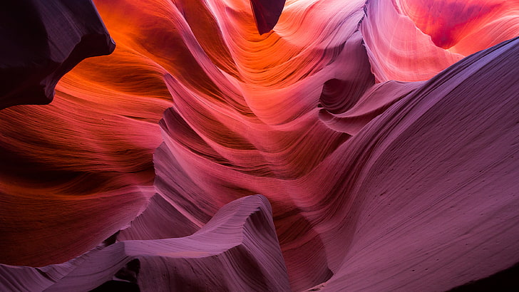 Antelope Canyon, Arizona, paisagem, Ultra HD, Antilope canyon, HD papel de parede