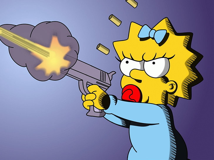 The Simpsons, Maggie Simpson, HD wallpaper