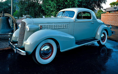 1936 Cadillac Series 70 Coupe, серия, купе, cadillac, реколта, класика, 1936, caddy, античен, лукс, автомобили, HD тапет HD wallpaper