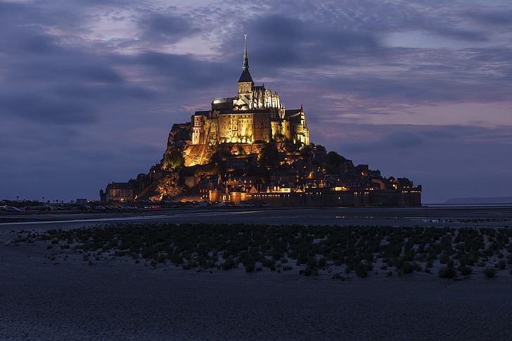France, The Mont-St.-Michel, Basse-Normandie, HD wallpaper