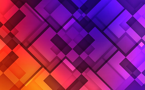 assorted-color graphics illustration, Geometric, Colorful, Multi color, HD, HD wallpaper HD wallpaper