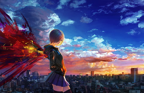 anime, Tokyo Ghoul, Kirishima Touka, Fond d'écran HD HD wallpaper