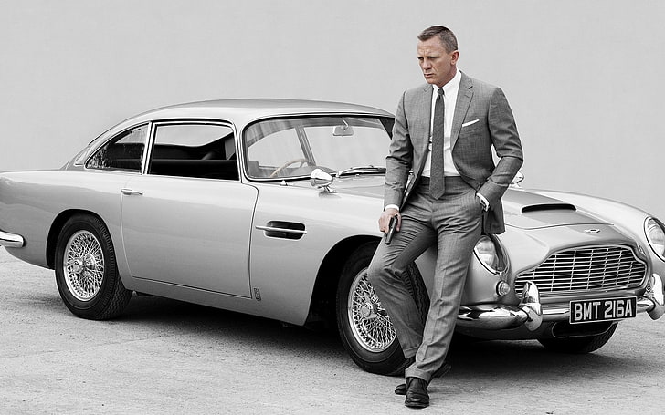 James Bond, Daniel Craig, Aston Martin, HD wallpaper