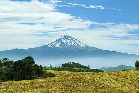Vulkaner, Popocatépetl, Mexiko, vulkan, HD tapet HD wallpaper
