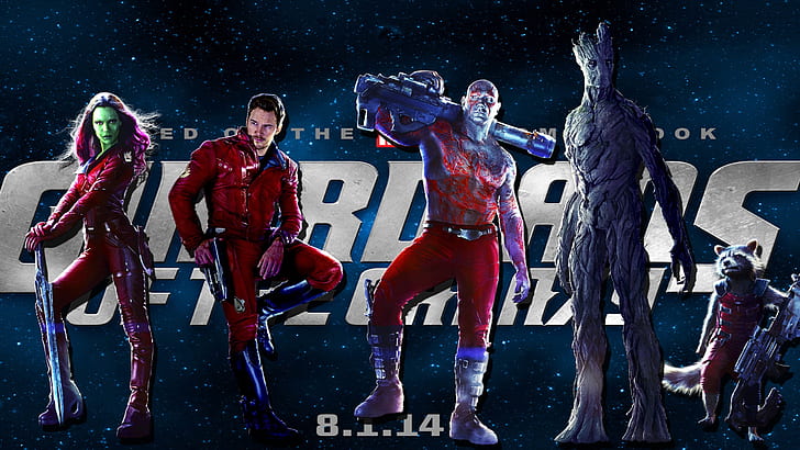 Guardians of the Galaxy 2014, Guardians, Galaxy, 2014, Tapety HD