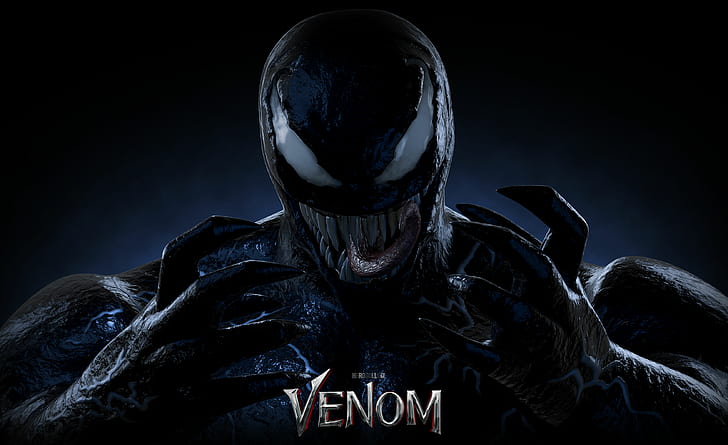 venom movie, venom, hd, 4k, supervillain, digital art, artwork, art, deviantart, HD wallpaper