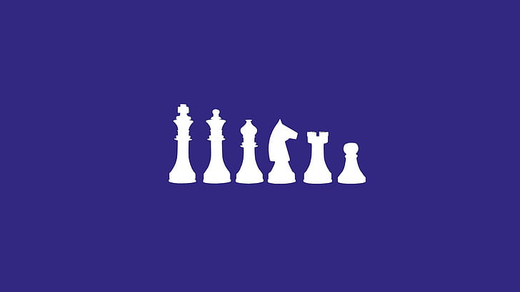 scacchi, minimalismo, Sfondo HD