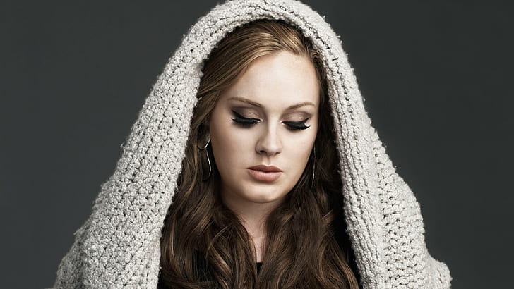 mujeres, Adele, cantante, Fondo de pantalla HD