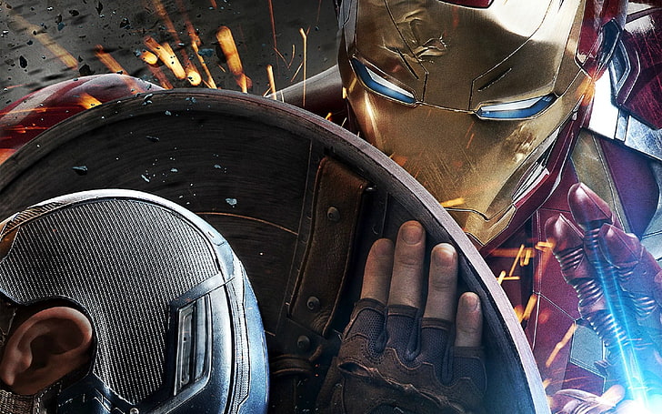Captain America Civil War Iron Man P, Marvel Iron Man digital wallpaper, Movies, Hollywood Movies, hollywood, HD wallpaper