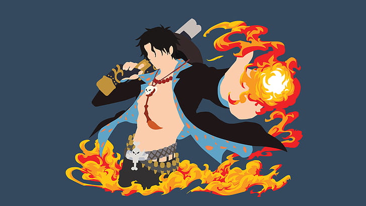 Anime, One Piece, Portgas D. Ace, Wallpaper HD | Wallpaperbetter