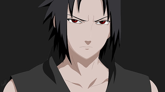 Uchiha Sasuke, Naruto Shippuuden, Anime, Uchiha Sasuke, Sharingan, HD-Hintergrundbild HD wallpaper