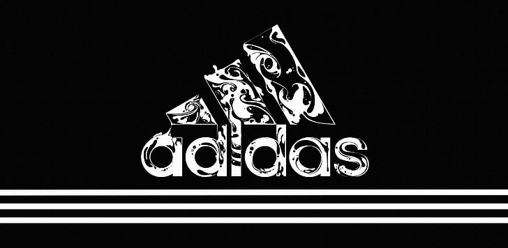 Logotipo de adidas, Negro, Tira, Estilo, Fondo, Adidas, Logotipo, Fondo de pantalla HD Wallpaperbetter
