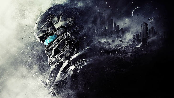Science Fiction, digitale Kunst, Halo 5, Videospiele, Halo, HD-Hintergrundbild