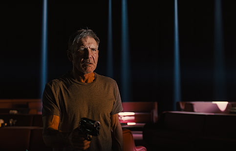 Blade Runner 2049, filmer, män, skådespelare, Harrison Ford, Rick Deckard, HD tapet HD wallpaper