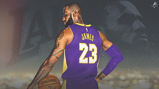 James, Leggenda, NBA, LeBron James, Basket, LeBron, Sport, Americano, Los Angeles Lakers, King, LA Lakers, Sfondo HD HD wallpaper
