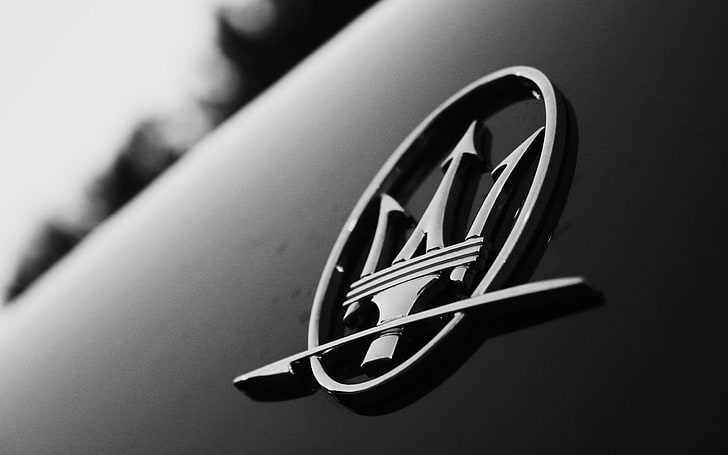 logotyp, Maserati, HD tapet