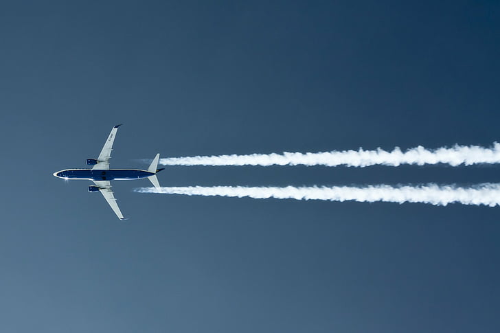 Flugzeuge, Boeing 737, Flugzeuge, Passagierflugzeug, Rauch, HD-Hintergrundbild