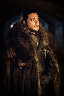 Game of Thrones Jon Snow, Game of Thrones, Jon Snow, Kit Harington, serie tv, TV, Sfondo HD HD wallpaper