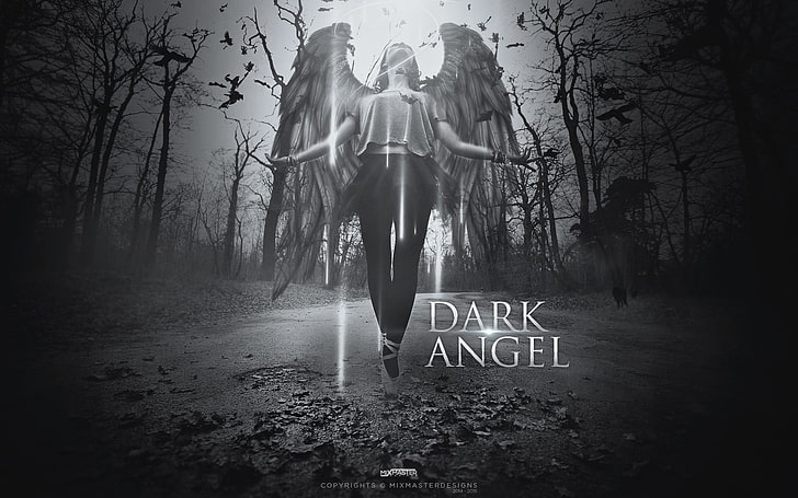 angel, Dark Angel, HD wallpaper