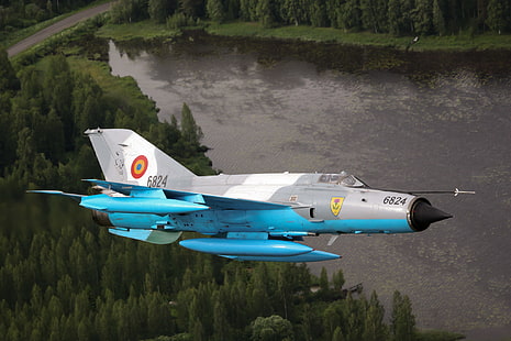 luchador, multipropósito, El MiG-21, Fondo de pantalla HD HD wallpaper