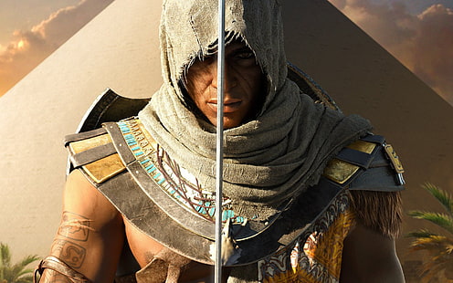 Assassin's Creed, Assassin's Creed Origins, Bayek de Siwa, Fondo de pantalla HD HD wallpaper