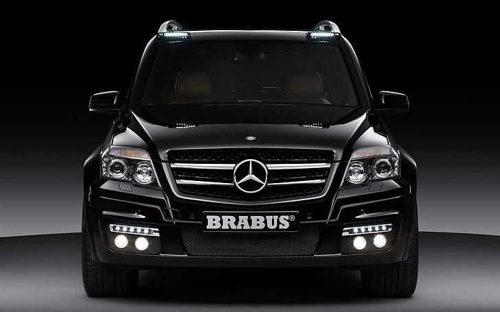 Brabus Mercedes-Benz GLK-Class, черный Mercedes Benz Brabus, автомобили, 1920x1200, Mercedes-Benz, Brabus, Mercedes-Benz GLK-класс, HD обои
