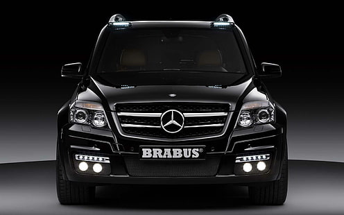 Brabus Mercedes-Benz GLK-Class, черный Mercedes Benz Brabus, автомобили, 1920x1200, Mercedes-Benz, Brabus, Mercedes-Benz GLK-класс, HD обои HD wallpaper