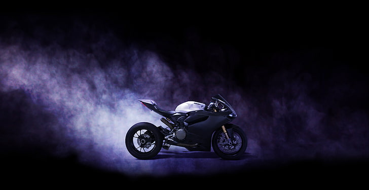 Ducati, Ducati Panigale, Fahrräder, Rauch, HD-Hintergrundbild