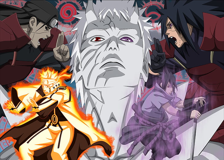 Anime, Naruto, Hashirama Senju, Madara Uchiha, Naruto Uzumaki, Obito  Uchiha, Fondo de pantalla HD | Wallpaperbetter