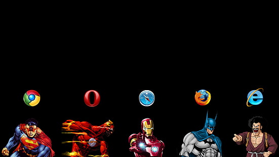 browser Internet, Firefox, Opera, Safari, Chrome, browser, Sfondo HD HD wallpaper