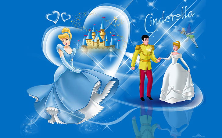 Princess Cinderella And Prince Henry Disney Story Cartoon Desktop Desktop Wallpaper 1920 × 1200, HD tapet