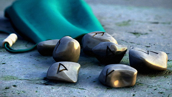 Runen, Steine, HD-Hintergrundbild