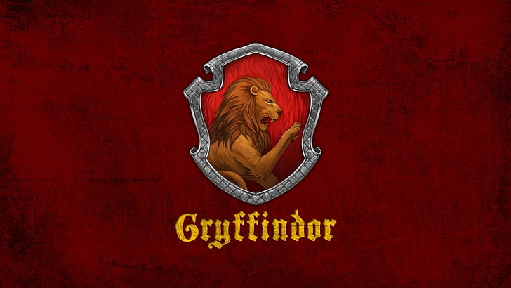 Logo Gryffindoru, Harry Potter, Gryffindor, Tapety HD