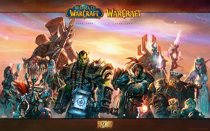 Warcraft, World of Warcraft, video games, Thrall, horde, Alliance, King Varian Wrynn, HD wallpaper