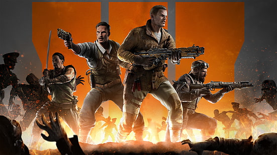 panggilan tugas: ops iii hitam, zombie, senjata, keselamatan DLL, Game, Wallpaper HD HD wallpaper