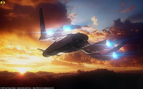 Буря, Mass Effect: Андромеда, Инициатива Андромеды, HD обои HD wallpaper